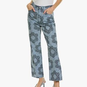 NWT Madewell vintage jeans with floral pattern